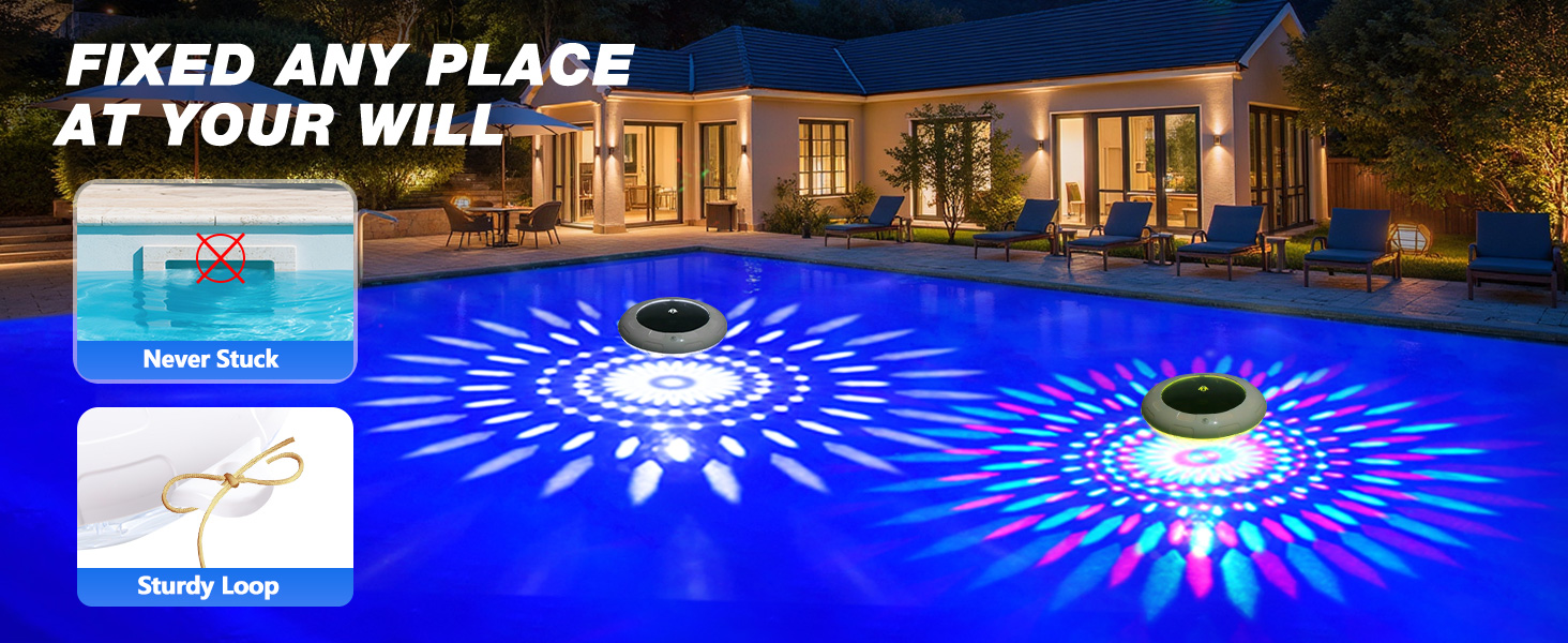 floating lights for pool
