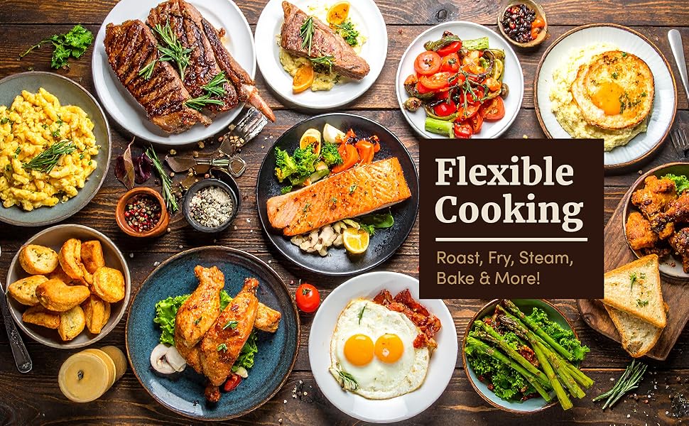 Elite Gourmet EG2615 15&amp;#34; x 12&amp;#34; x 4” Electric Skillet, Durable Xtra Deep Dish