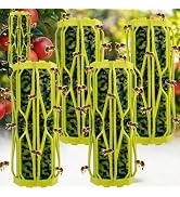 4 Pack Wasp Trap Outdoor Hanging Carpenter Bee Traps for Outside, Fly Wasp Catcher Fly Trap Indoo...