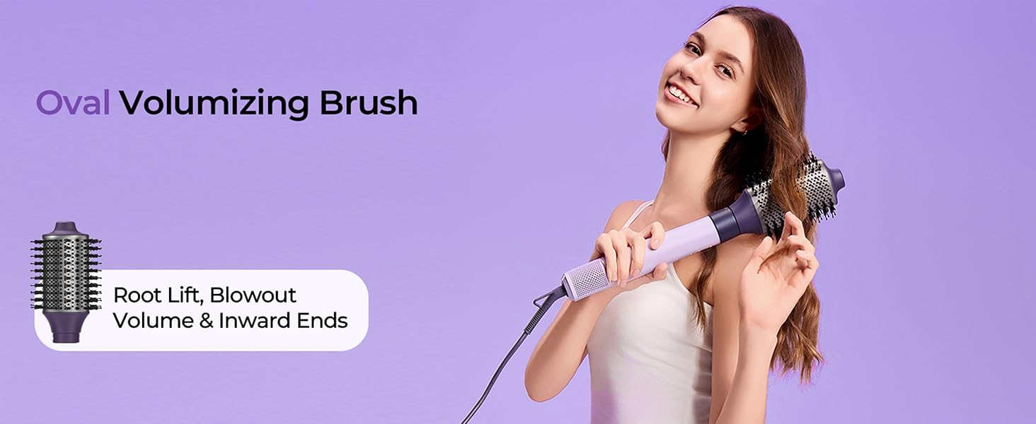 Oval Volumizing Brush Root Lift, Blowout Volume &amp;amp; Inward Ends