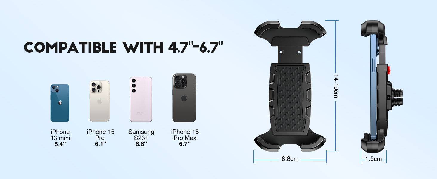phone holder for motorcycle