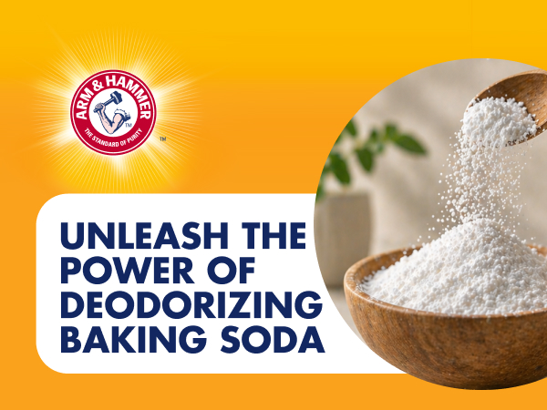Unleash the power of deodorizing baking soda