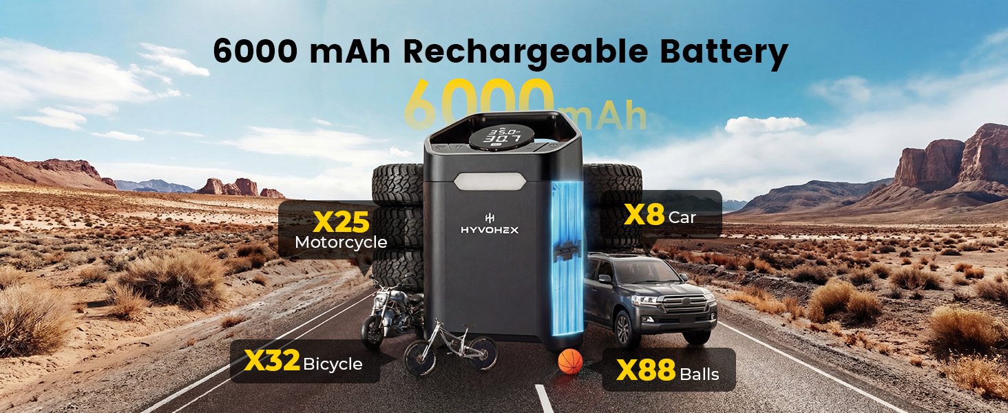  Cordless Portable Tire inflator