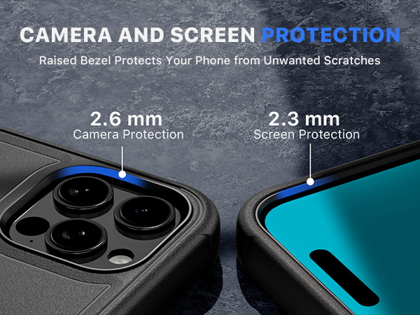 Raised Bezel Protects Your Phone from Unwanted Scratches