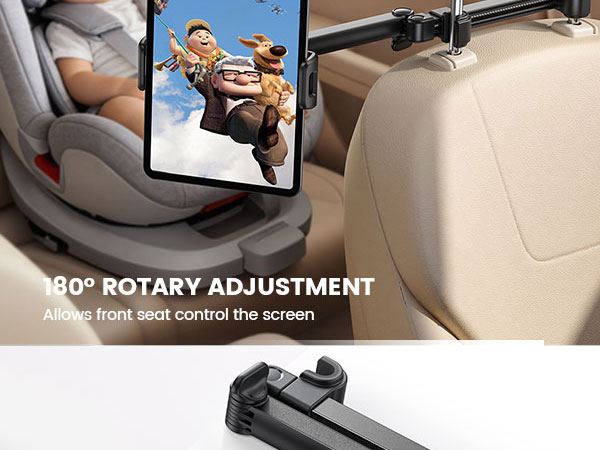 headrest tablet holder