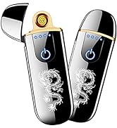 Electronic Lighter, Smart USB Rechargeable Lighter,Mini Electric Lighter Touch Ignition Windproof...