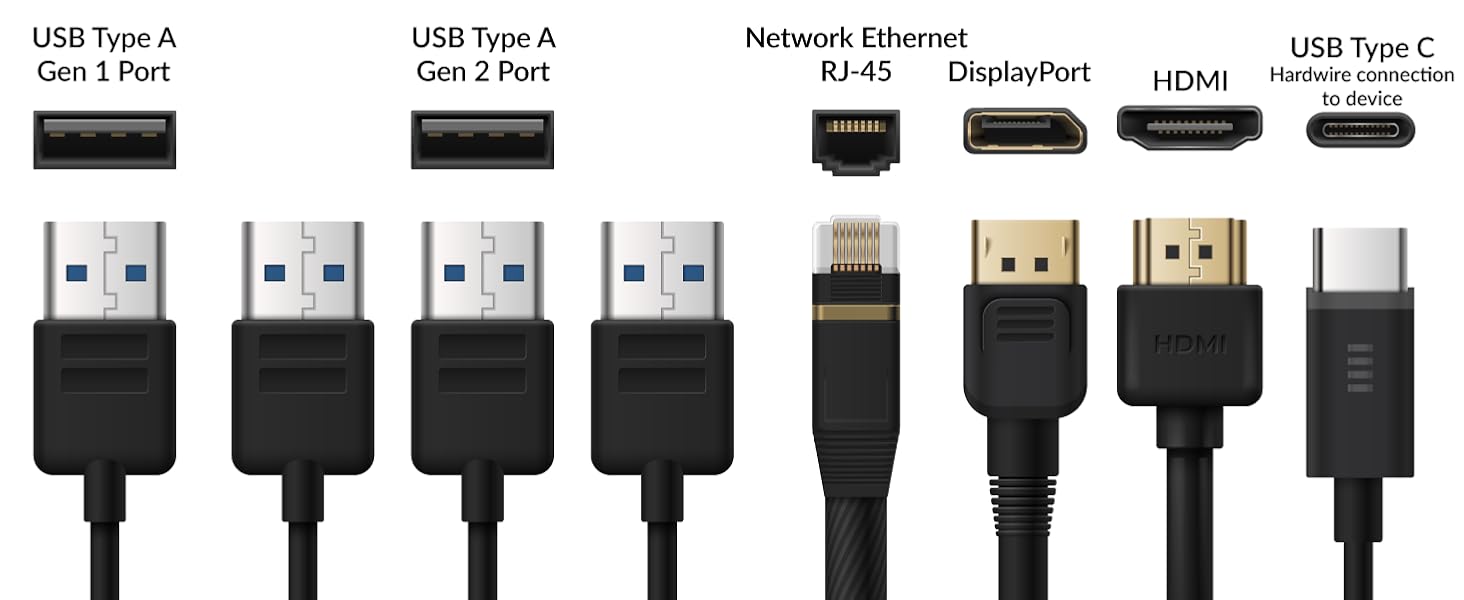 Plugs for docking station