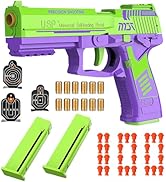 Dreamplay Shell Ejecting Toy Gun, Automatic Pull Back Action Shooting Games Education Model Toy f...