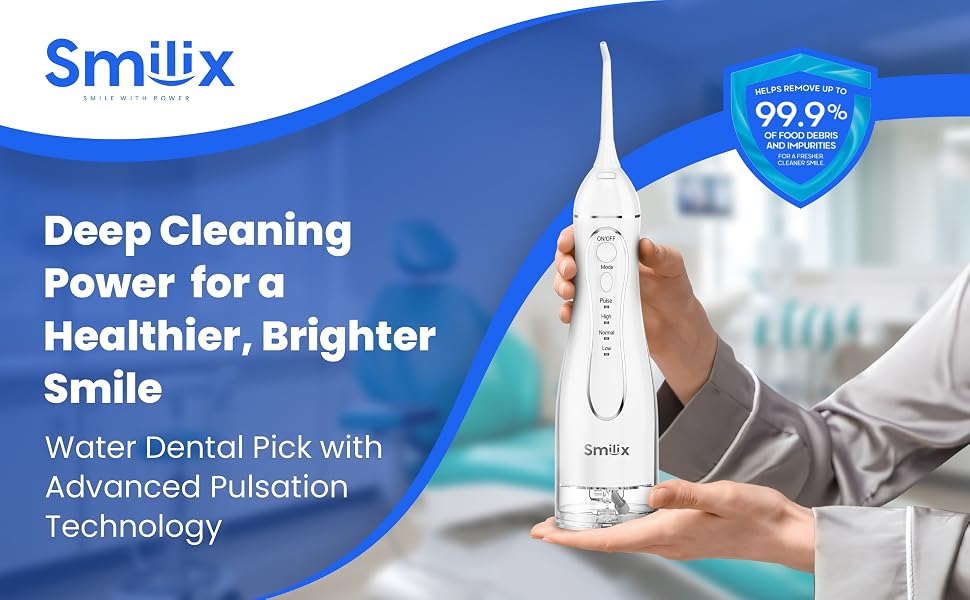 Smilix water flosser advanced pulsation