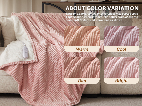 heated throw blanket electric