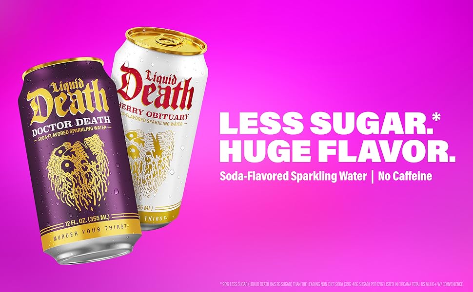 less sugar. huge flavor