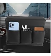 Figpade Car Armrest Storage Box for Window,Multi-Function Car Window Armrest Organizer with Multi...