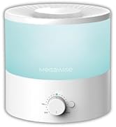MegaWise Ultrasonic Cool Mist Humidifier SK7620 - 1.5L Capacity, Whisper-Quiet Operation, Adjusta...