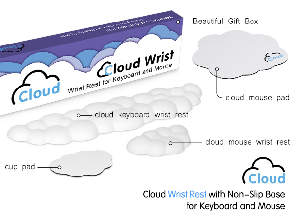 cloud wrist rest