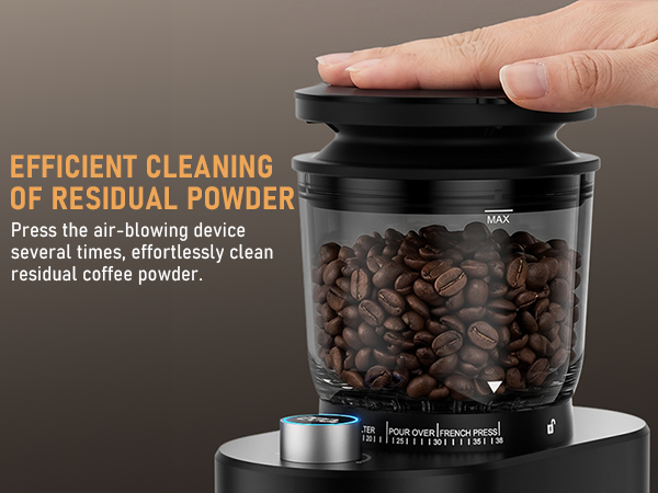 EFFICIENT CLEANING OFRESIDUAL POWDER
