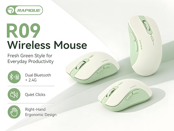 RAPIQUE R09 Bluetooth Wireless Mouse