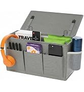 Rocnim Dual-Purpose Bedside Caddy Organizer Hanging Storage Bag Dorm Storage for Home, Dorm, Bunk...