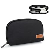 E-Tree Small Tech Pouch, Electronics Accessories Storage Bag, Travel Electronic Organizer Case Co...