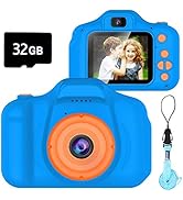 Dylanto Upgrade Kids Selfie Camera, Christmas Birthday Gifts for Boys Age 3-9, HD Digital Video C...