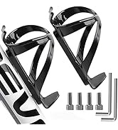 YTDSUP Bike Water Bottle Holders 2 Pack, Universal Bikes Cup Holders Cages, Ultra-Light Water Bot...