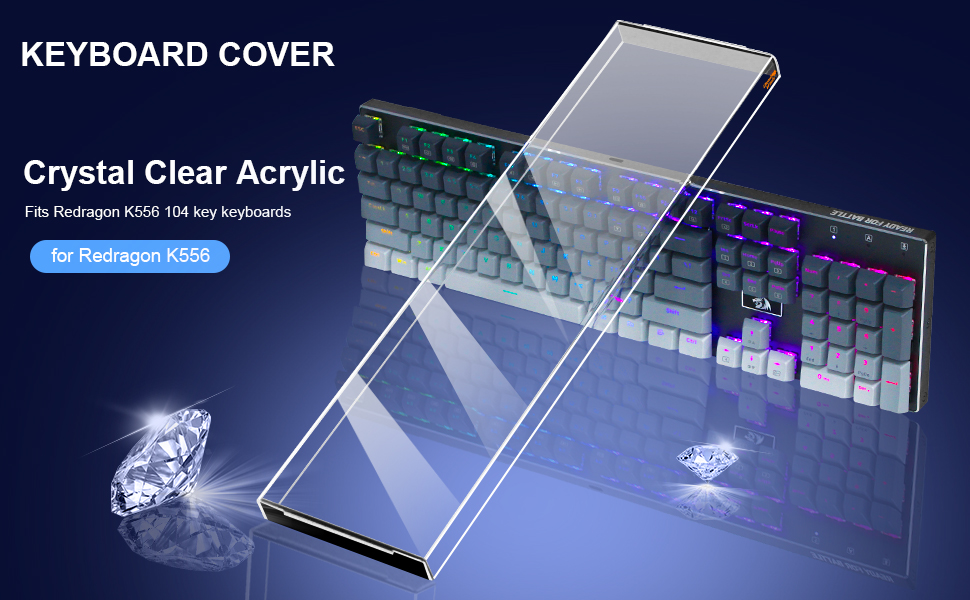 Keyboard Cover for Redragon K556