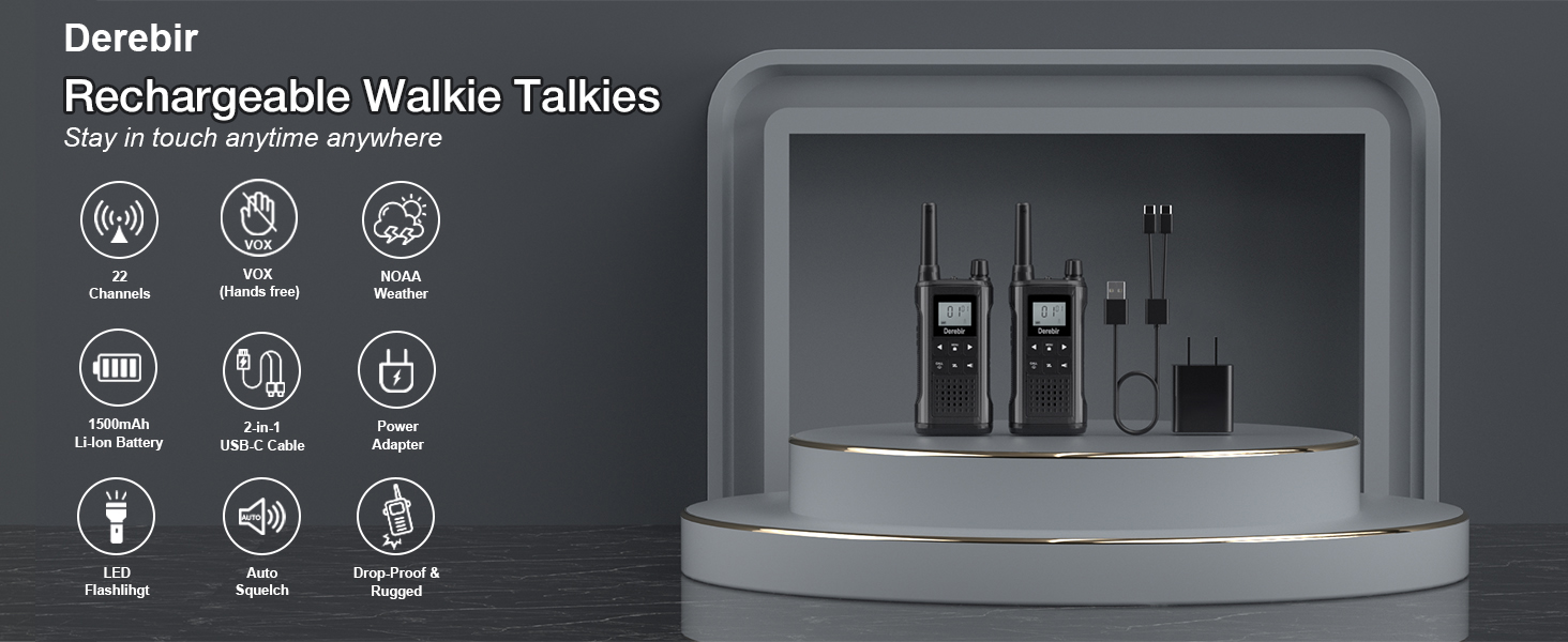 walkie talkies