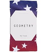 GEOMETRY Bar Towels for Kitchen Premium Towels for Cleaning Dishes &amp; Glassware - Absorbent &amp; Fast...