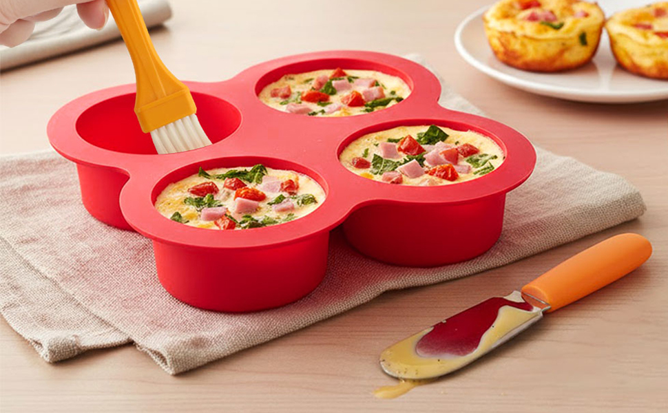 Silicone Egg Bite Molds