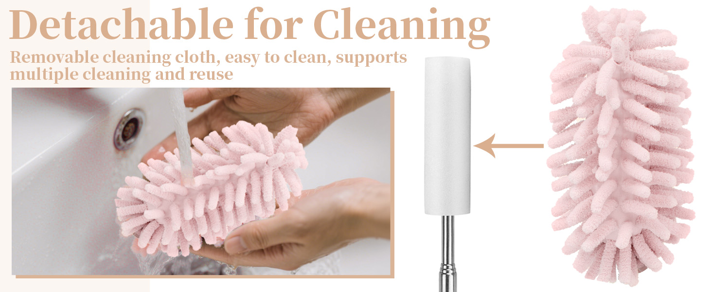 Pink Microfiber Car Duster