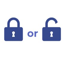Lockable or open option icon indicating secure dispenser access or easy refilling