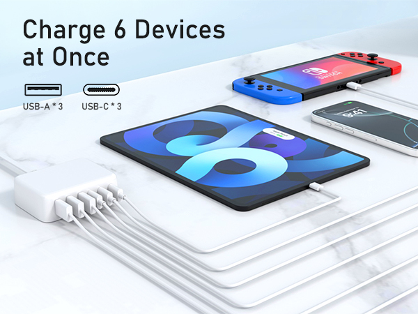 multiple charger station