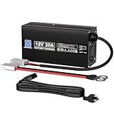 ECO-WORTHY 12V 20A Lithium Battery Charger 14.6V LiFePO4 Battery Charger with Quick Connector Aut...