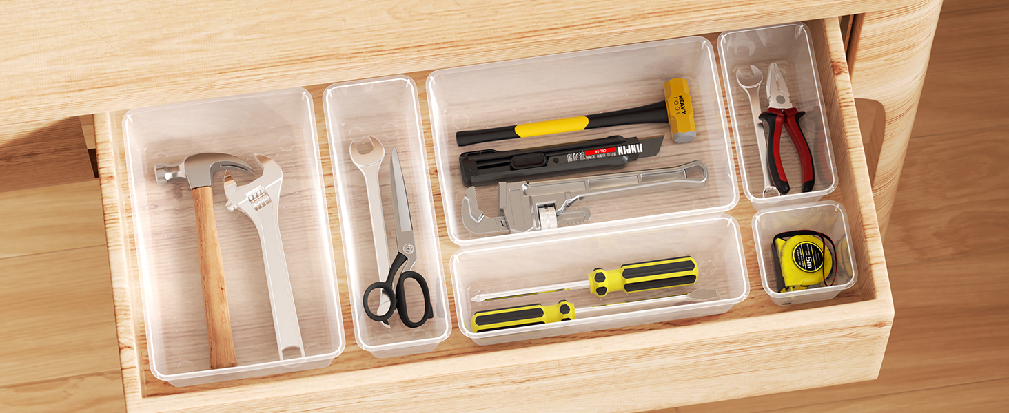 drawer organizer bins