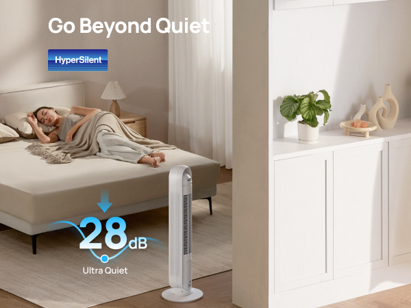 quiet tower fan