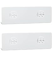 AKTECKE Shower Caddy Adhesive Replacement, No Drilling Transparent Adhesive Wall Hooks for Corner...