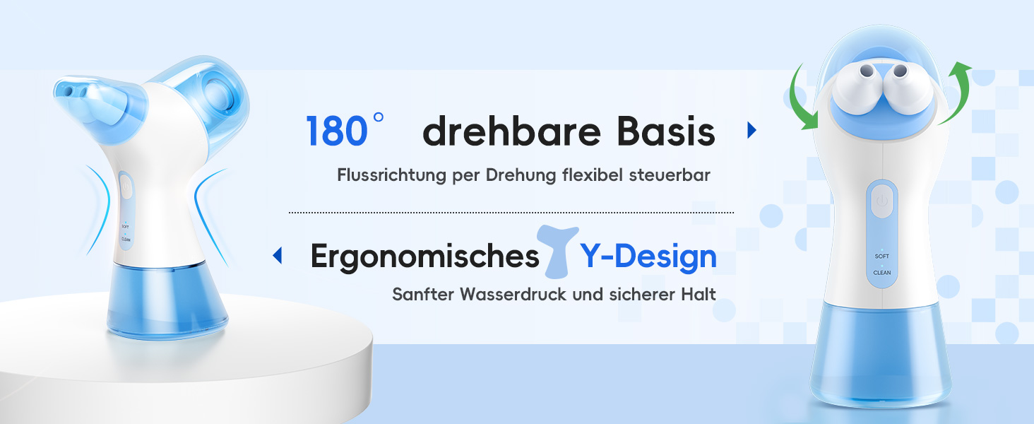 180° drehbare Basis