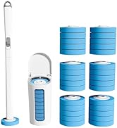 CQT Disposable Toilet Bowl Brush with Toilet Wand 30 Refill Heads, Toilet Bowl Cleaner Wands, Toi...
