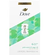Dove Limited Edition FIFA Beauty Bar Soap 6 Bars Palo Santo &amp; Sage Oil for Hydrated &amp; Soft Skin 3...