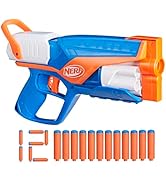 Nerf N Series Agility Blaster, 12 N1 Darts Compatible Only N Series Blasters, 6 Dart Drum, Kids O...