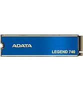 ADATA Legend 740 1TB PCIe Gen3 x4 NVMe 1.3 M.2 2280 Internal Solid State Drive SSD Up to 2,500 MB...