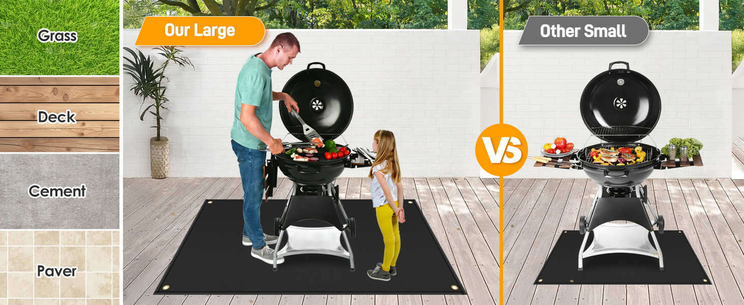 grill mats for outdoor grill