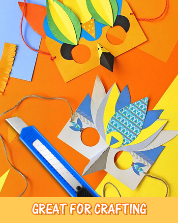 Box Cutter Retractable, Utility Knife 9MM Wide Snap-Off Blades, Exacto Knife