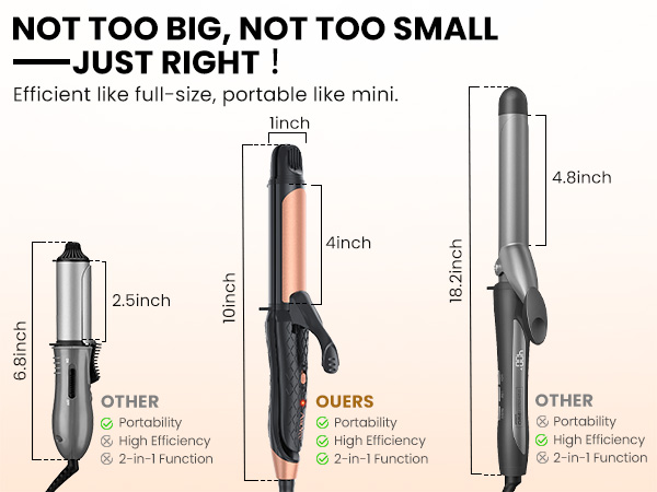 small curling iron
