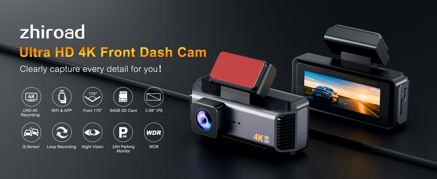 front dash camera for car