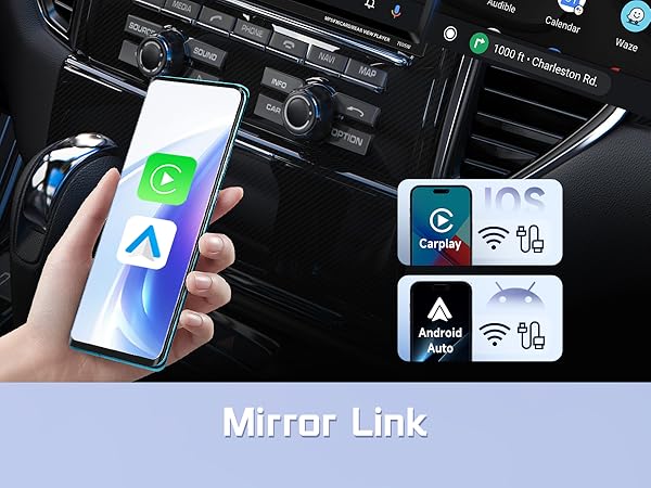 Wireless CarPlay and Android Auto