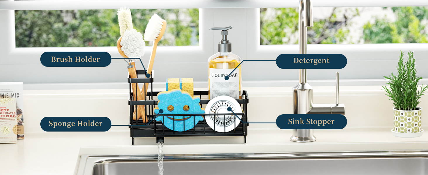 soap holder kitchen sink organizer