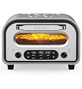 Pizza Oven Indoor, Heats up to 850°F, Makes 12” Pizzas in 90 Seconds, Electric Pizza Oven with 6 ...