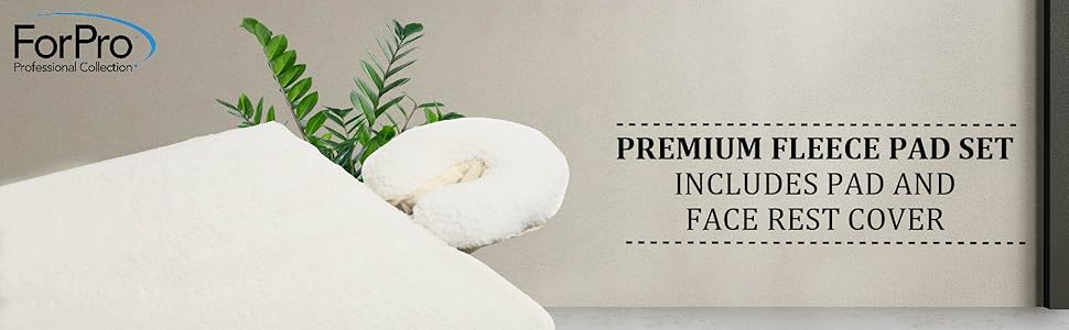ForPro Premium Fleece Massage Pad Set,
