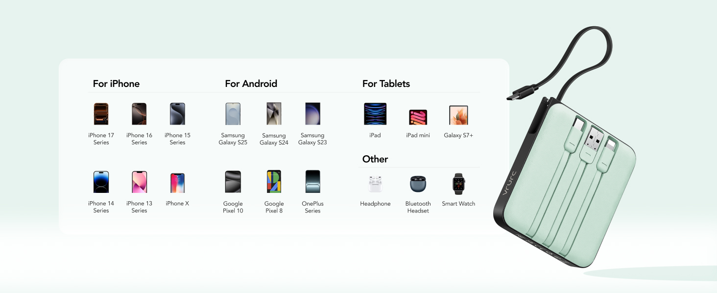 iphone portable charger fast charging