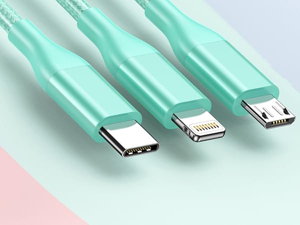 Certified 3 in 1 Charging Experience, Simplify daily charging with multi charging cable